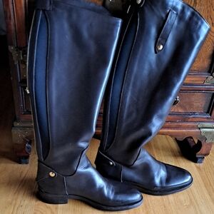 Elegant Black Women's Heeled Boots
